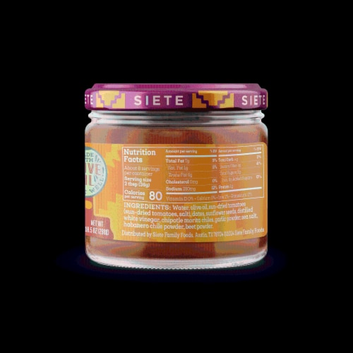 Siete Taqueria Style Salsa Soleada Perspective: right