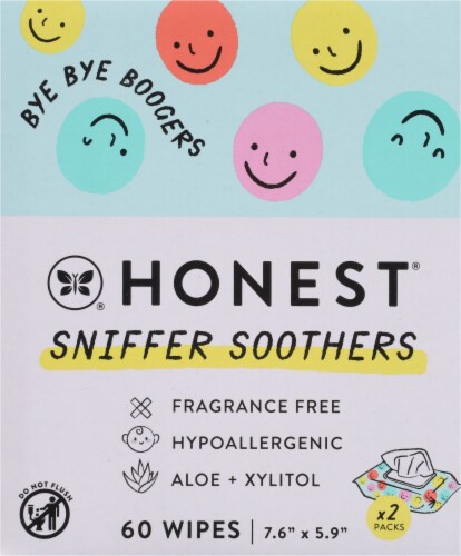 Honest® Sniffer Soothers Wipes Perspective: right