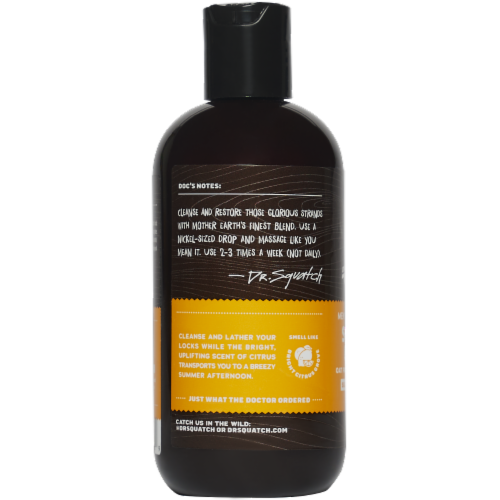 Dr. Squatch® Men's Summer Citrus Shampoo Perspective: right
