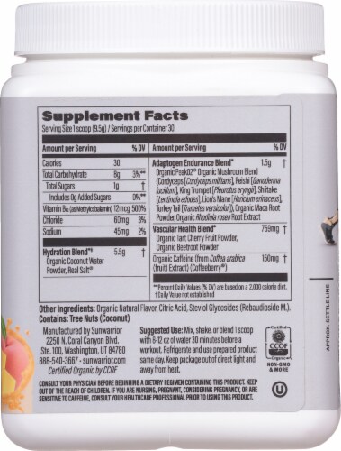 Sunwarrior® Sport Peachy Mango Active Energy Dietary Supplement Perspective: right