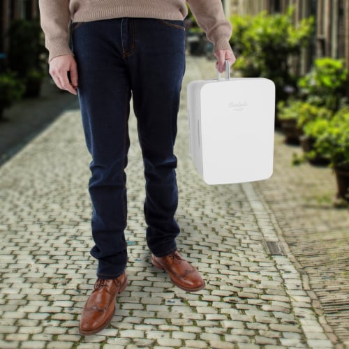 Cooluli Infinity 10 Liter Portable Compact Mini Fridge - White Perspective: right