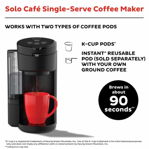 Instant™ Solo™ Single Serve Coffee Maker, Gray