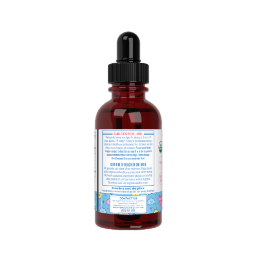 MaryRuth's® Kids Organic Unflavored Liquid Probiotic Perspective: right
