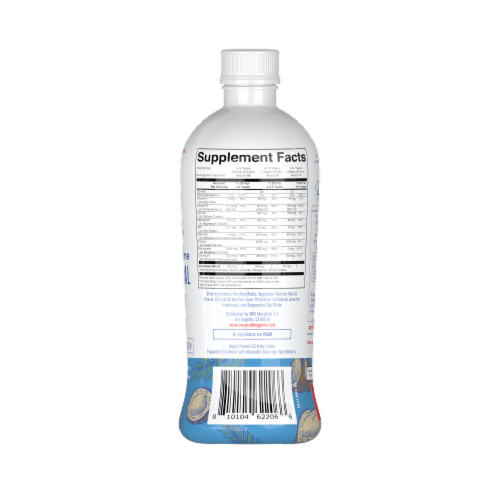 MaryRuth's® Coconut Dream Liquid Nighttime Multimineral Dietary Supplement Perspective: right