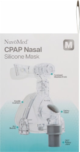 NuvoMed® CPAP Nasal Silicone Mask Perspective: right