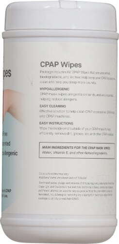 NuvoMed® Citrus Scented CPAP Mask Wipes Perspective: right