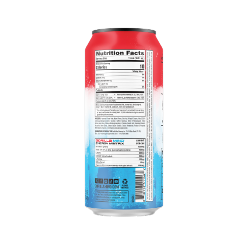 Gorilla Mind® Bombsicle Energy Drink Perspective: right