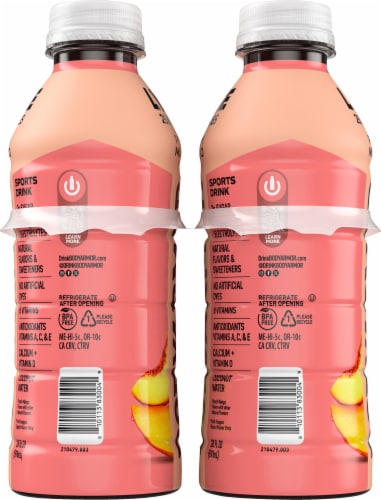BODYARMOR Lyte Peach Mango Sports Drink Multipack Bottles Perspective: right