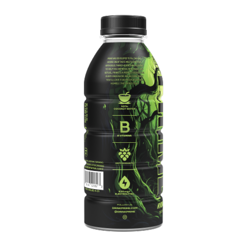 Prime Glowberry Sports Drink Bottle Perspective: right