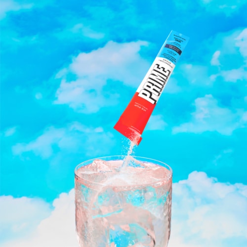 Prime Zero Added Sugar Ice Pop Drink Mix Packets Perspective: right
