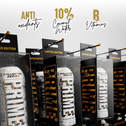 Prime Hydration Collector Series Sports Drink Bottle Perspective: right