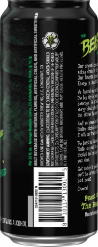 Monster The Beast™ Unleashed Mean Green™ Flavored Hard