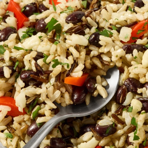 Daily Harvest Gluten-Free Cilantro Brown Rice + Black Bean Grains 16 oz Perspective: right