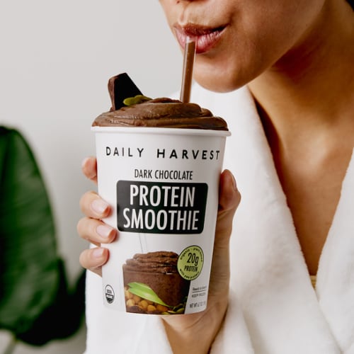 Daily Harvest Dark Chocolate Protein Smoothie Perspective: right