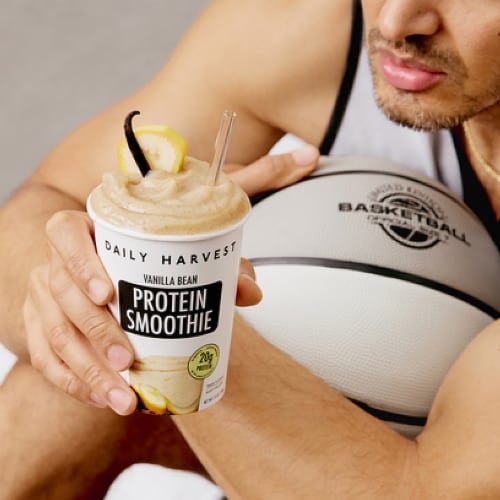 Daily Harvest Vanilla Bean Protein Smoothie Perspective: right