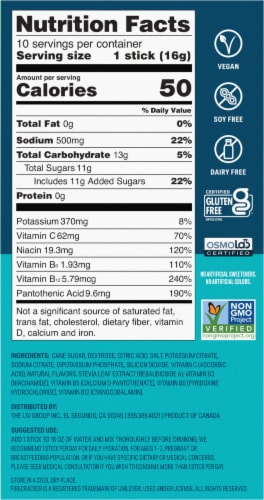 Liquid I.V.® Hydration Multiplier® Popsicle® Firecracker Electrolyte Drink Mix Packets Perspective: right