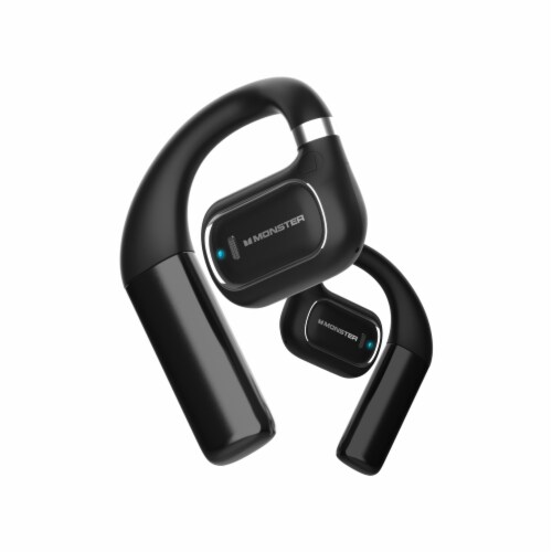 Monster Elements Air Wireless Headphones -  Black/Cherry Red Perspective: right