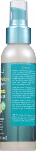 Mielle® Kalahari Melon & Aloe Vera Deep Hydration Weightless Hair Finishing Oil Perspective: right