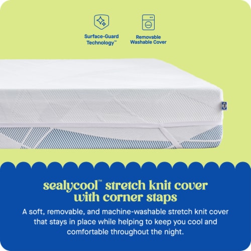 Sealy® Dreamlife™ 2in Memory Foam Topper - King Perspective: right