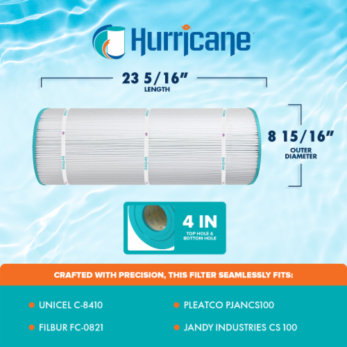 Hurricane Replacement Spa Filter Cartridge for Pleatco Hurricane Replacement Spa Filter Cartridge for Pleatco