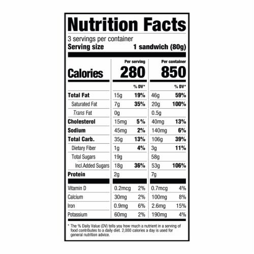 Kellogg's® Rice Krispies Treats™ Ice Cream Sandwich - Triple Chocolate, 3 ct / 4 fl oz