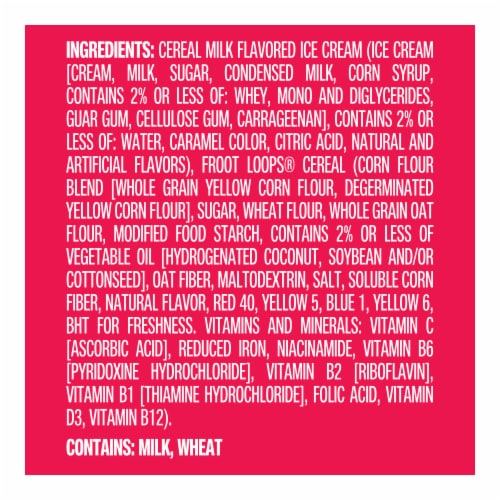 Kellogg's® Froot Loops™ Ice Cream Pint Perspective: right
