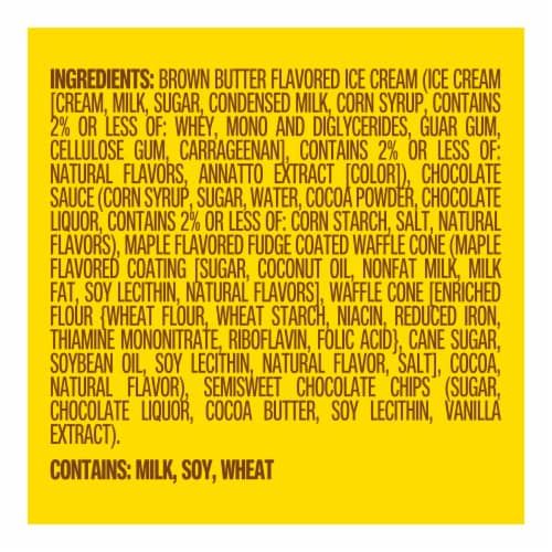 Kellogg's® Eggo™ Chocolately Chip Ice Cream Pint Perspective: right