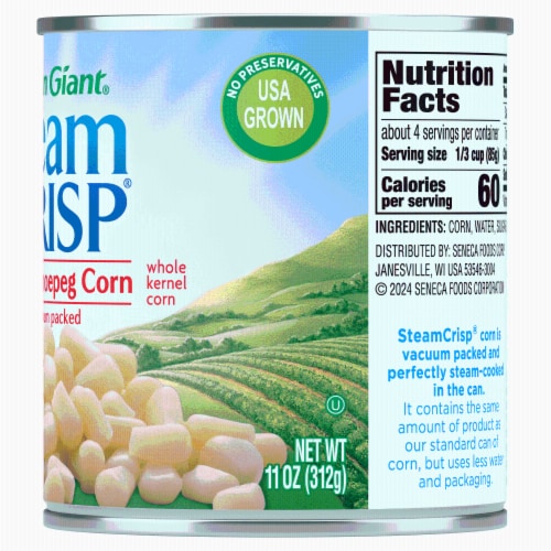 Green Giant® Steam Crisp White Shoepeg Corn Perspective: right