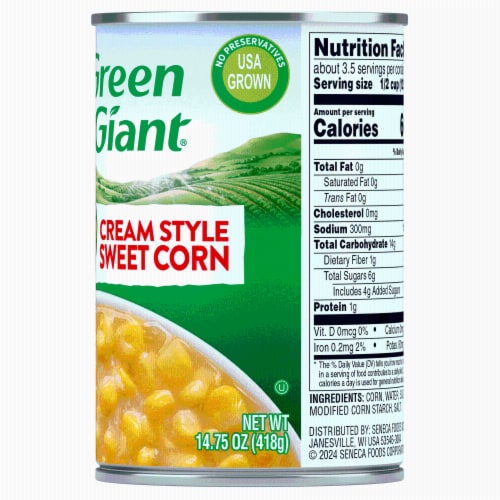 Green Giant® Cream Style Sweet Corn Perspective: right