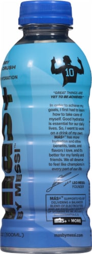 Mas+ By Messi™ Berry Copa Crush Electrolyte Drink Bottle Perspective: right