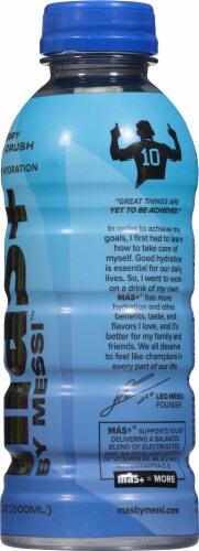 Mas+ By Messi™ Berry Copa Crush Electrolyte Drink Bottle Perspective: right