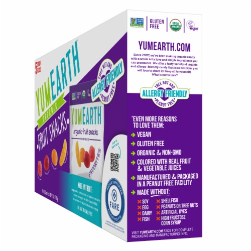 Yum Earth® Organic Favorites Fruit Snacks Perspective: right