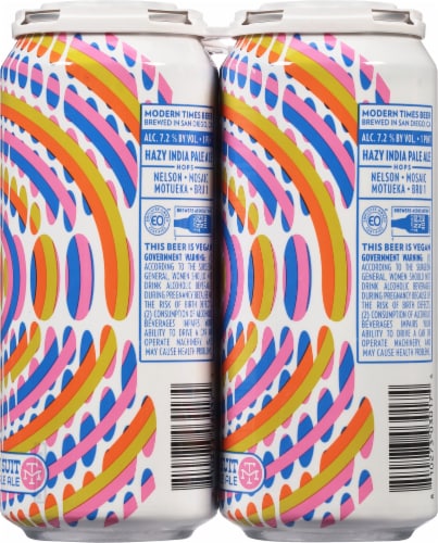 Modern Times® Chameleon Suit Hazy India Pale Ale Beer Cans Perspective: right