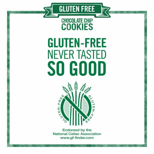 Tate's Bake Shop Gluten Free Chocolate Chip Cookies Perspective: right