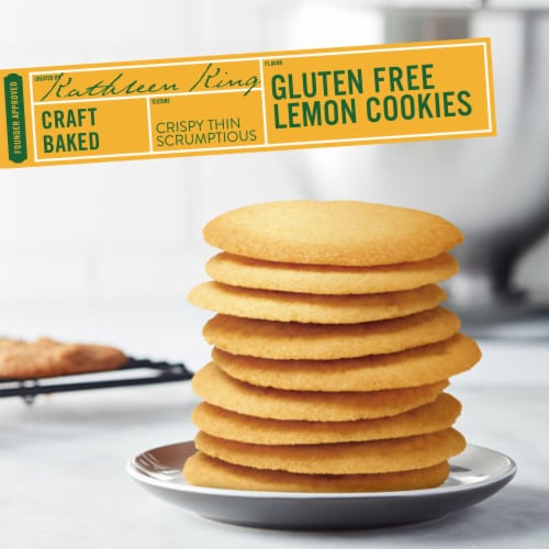 Tate's Bake Shop Gluten Free Lemon Cookies Perspective: right