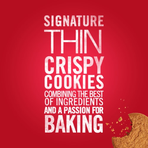 Tate's Bake Shop Gingersnap Cookies Holiday Cookies Perspective: right