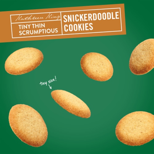Tate's Bake Shop Tiny Snickerdoodle Cookie Perspective: right