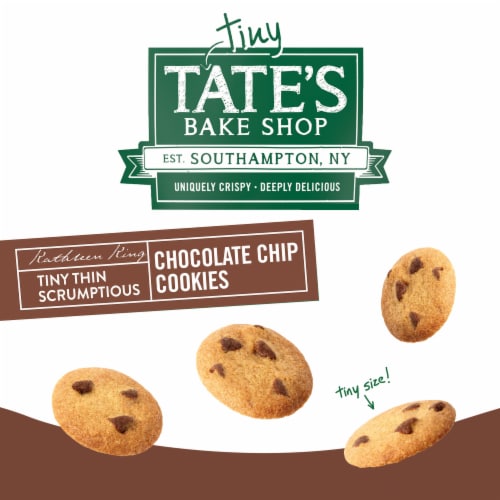 Tate's Bake Shop Tiny Gluten Free Chocolate Chip Cookies Perspective: right