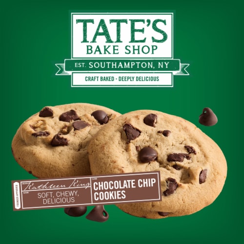 Tate's Bake Shop Soft Baked Cookies Chocolate Chip Perspective: right