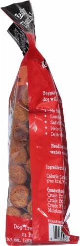 Savory Prime Treat Pork Skin Twists Natural Smoked Flavor Beggar Bones Perspective: right