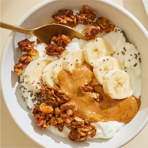 Purely Elizabeth Vanilla Almond Butter Grain Free Keto Granola Perspective: right