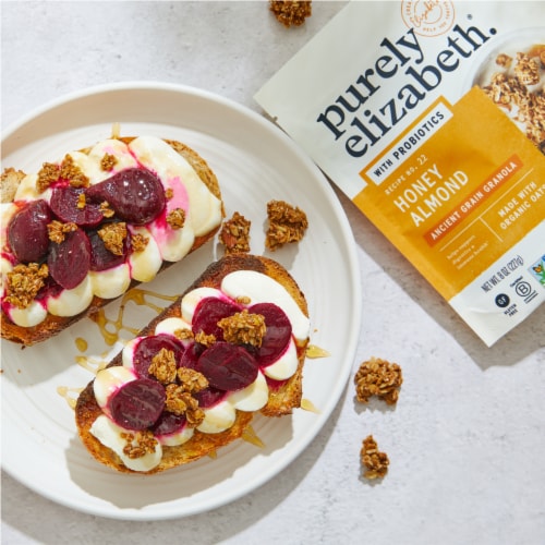 Purely Elizabeth Honey Almond Ancient Grain Granola Perspective: right