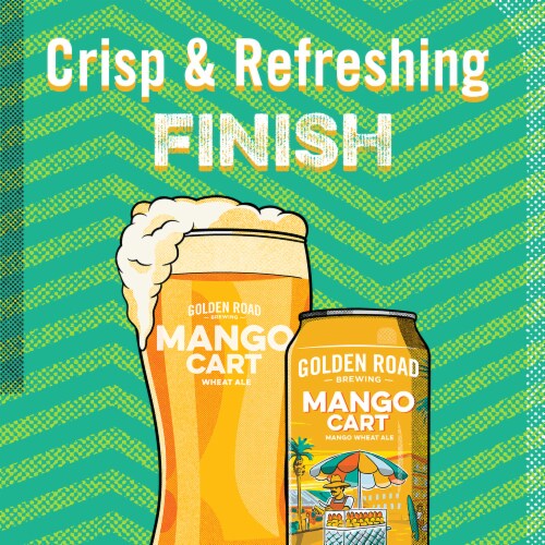 Golden Road Fruit Cart Mixer Beer Perspective: right