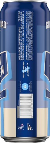 Golden Road Brewing LA Dodgers Blonde Ale Perspective: right