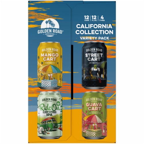 Golden Road Brewing California Classics Variety Craft Beer Perspective: right