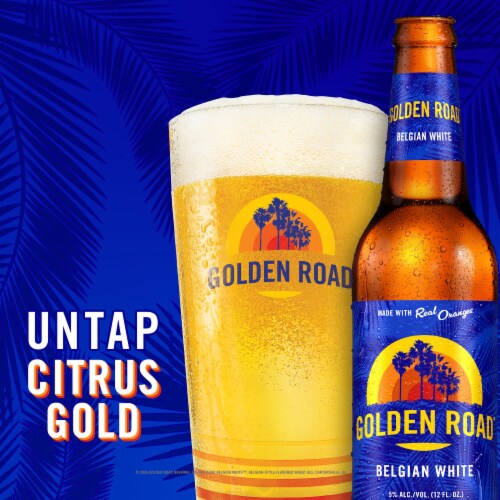 Golden Road Craft Belgian White Beer Perspective: right