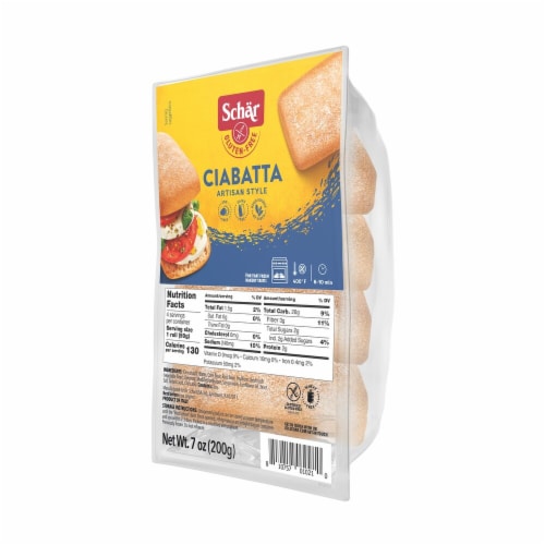 Schar Gluten Free Parbaked Ciabatta Rolls Perspective: right