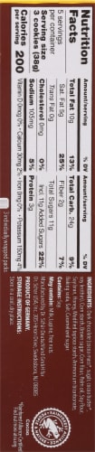 Schar Chocolate Honeygram Cookies Perspective: right