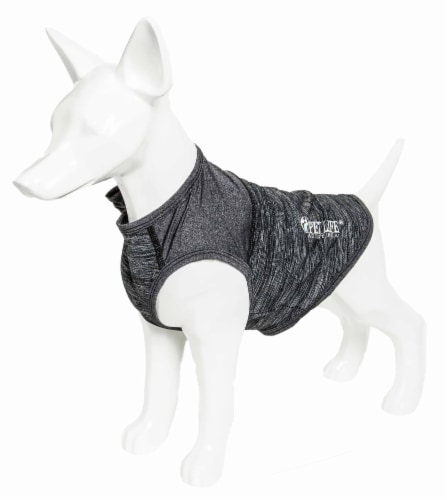 Pet Life Active Aero-Pawlse Heathered Quick-Dry Performance Dog Tank Top T-Shirt Perspective: right