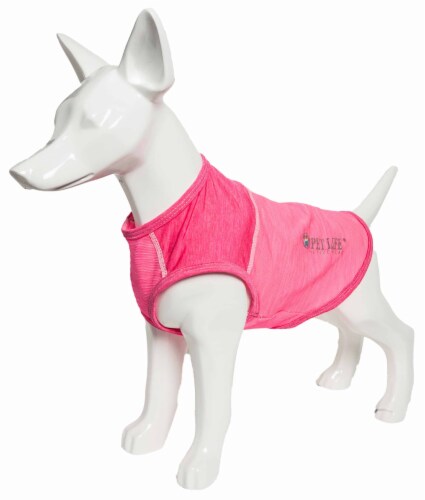 Pet Life Active Aero-Pawlse Heathered Quick-Dry Performance Dog Tank Top T-Shirt Perspective: right